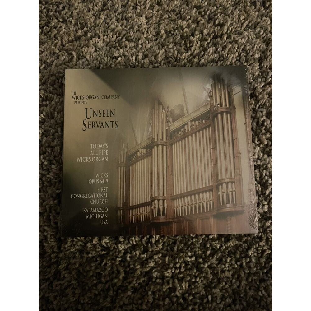Wicks ORGAN Company-All Pipe Wicks Organ- Unseen Servants CD- Sealed New